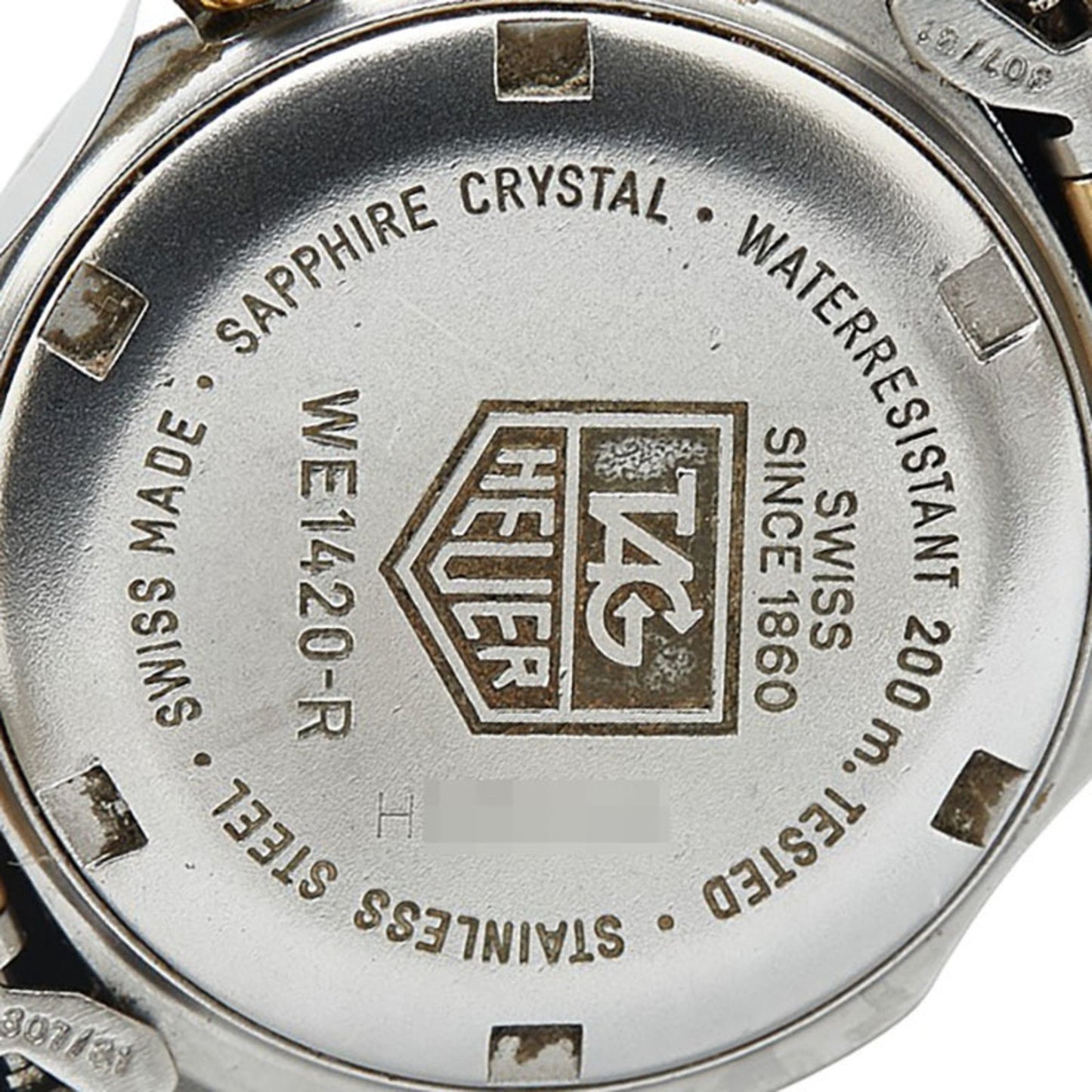 Tag Heuer Professional 200 Watch We1420-R Quartz Gold Dial Stainless Steel Plated