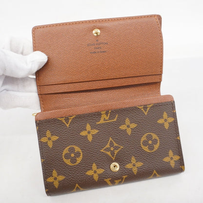 Louis Vuitton Monogram Portefeuille Tresor Wallet M61736 Brown