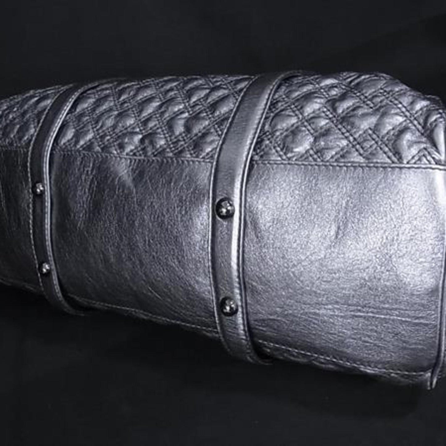 Dolce & Gabbana Dolce Gabbana Handbag Db0417 Silver Leather Quilted