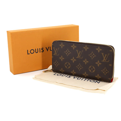 Louis Vuitton Monogram Zippy Wallet Round Long Coquelicot M41896 Rfid