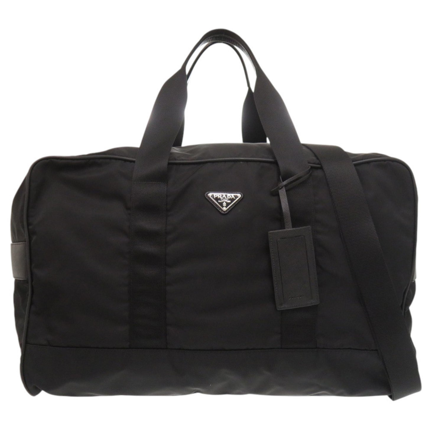 Prada Nylon Black Boston Bag 1363 Prada