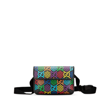 Gucci Gg Psychedelic Body Bag/Waist Bag 598113 Multicolor Leather