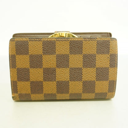 Louis Vuitton Damier Porte Monnaie Bi-Fold Viennois Wallet N61664 Ebene