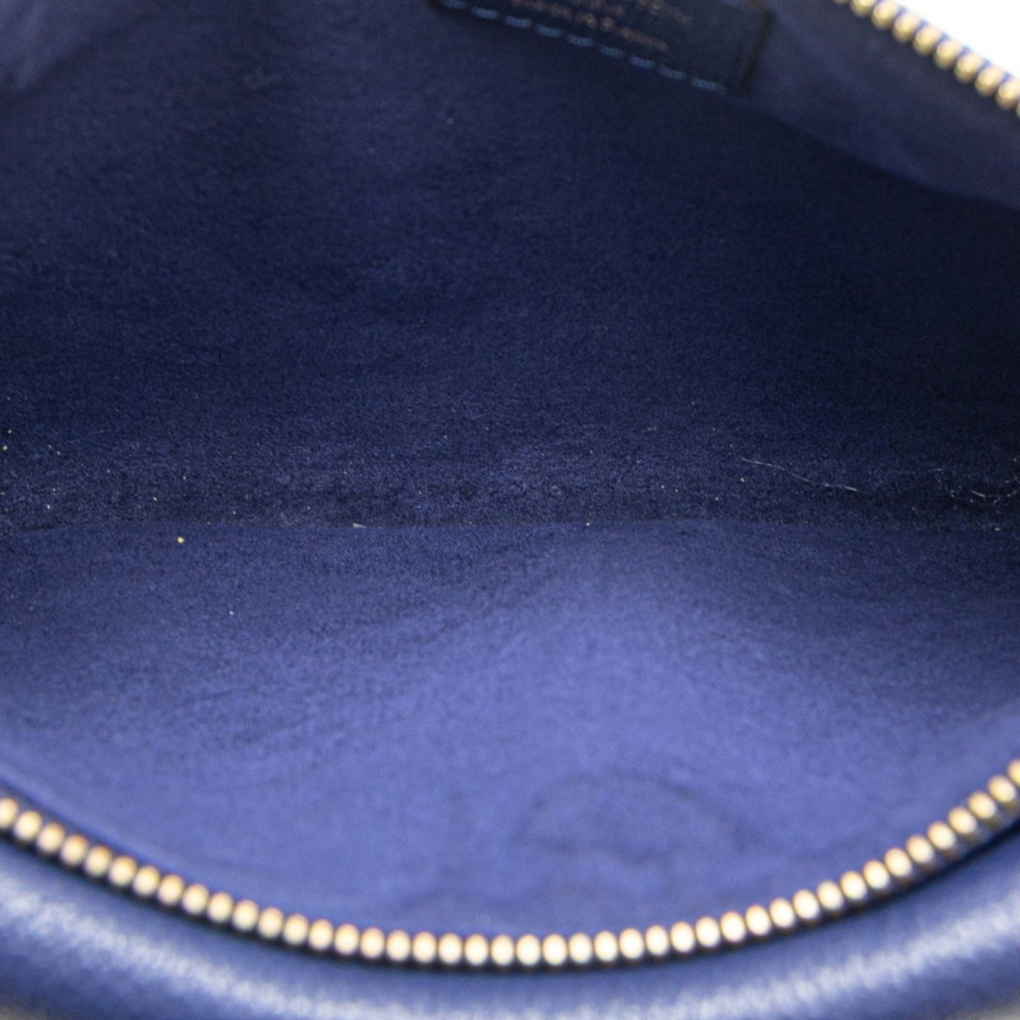 Louis Vuitton Monogram Empreinte Twice Shoulder Bag M50262 Blue Leather