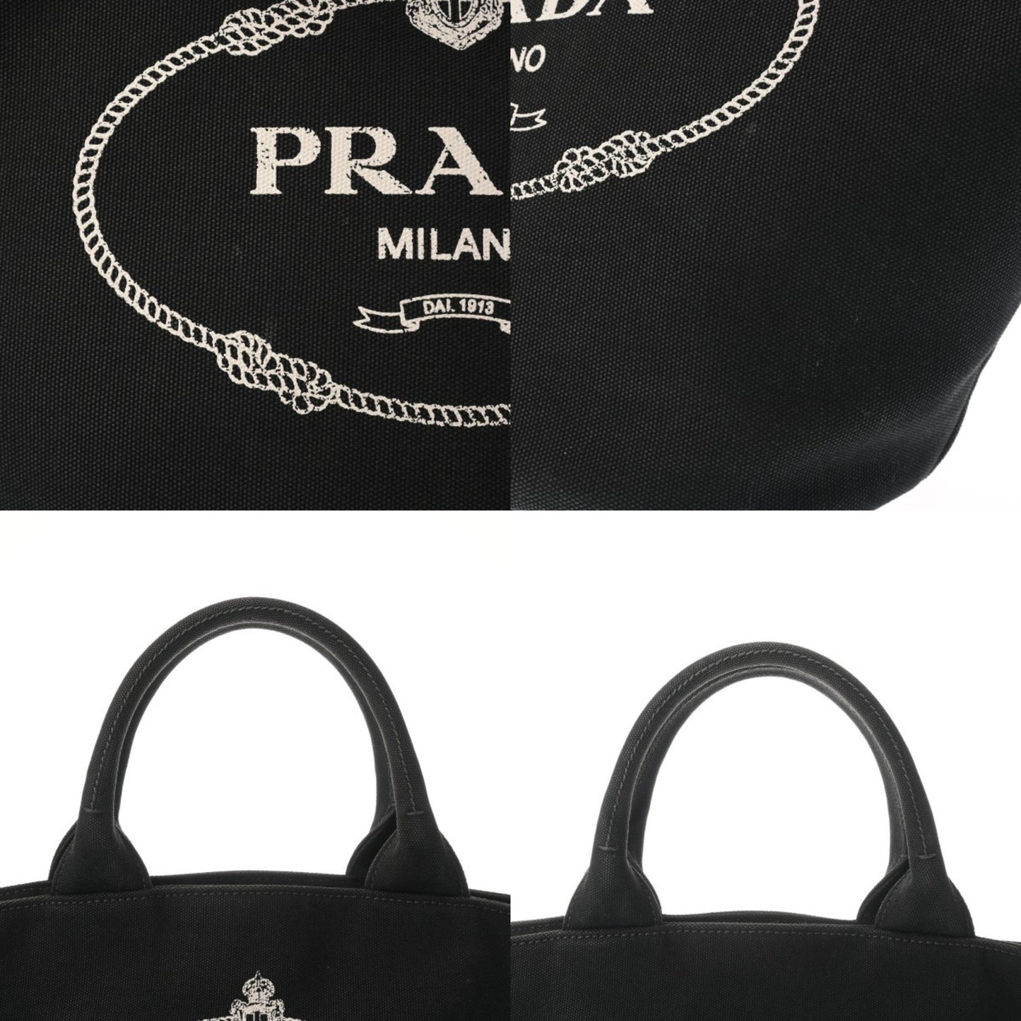 Prada Canapa Fabric Handbag