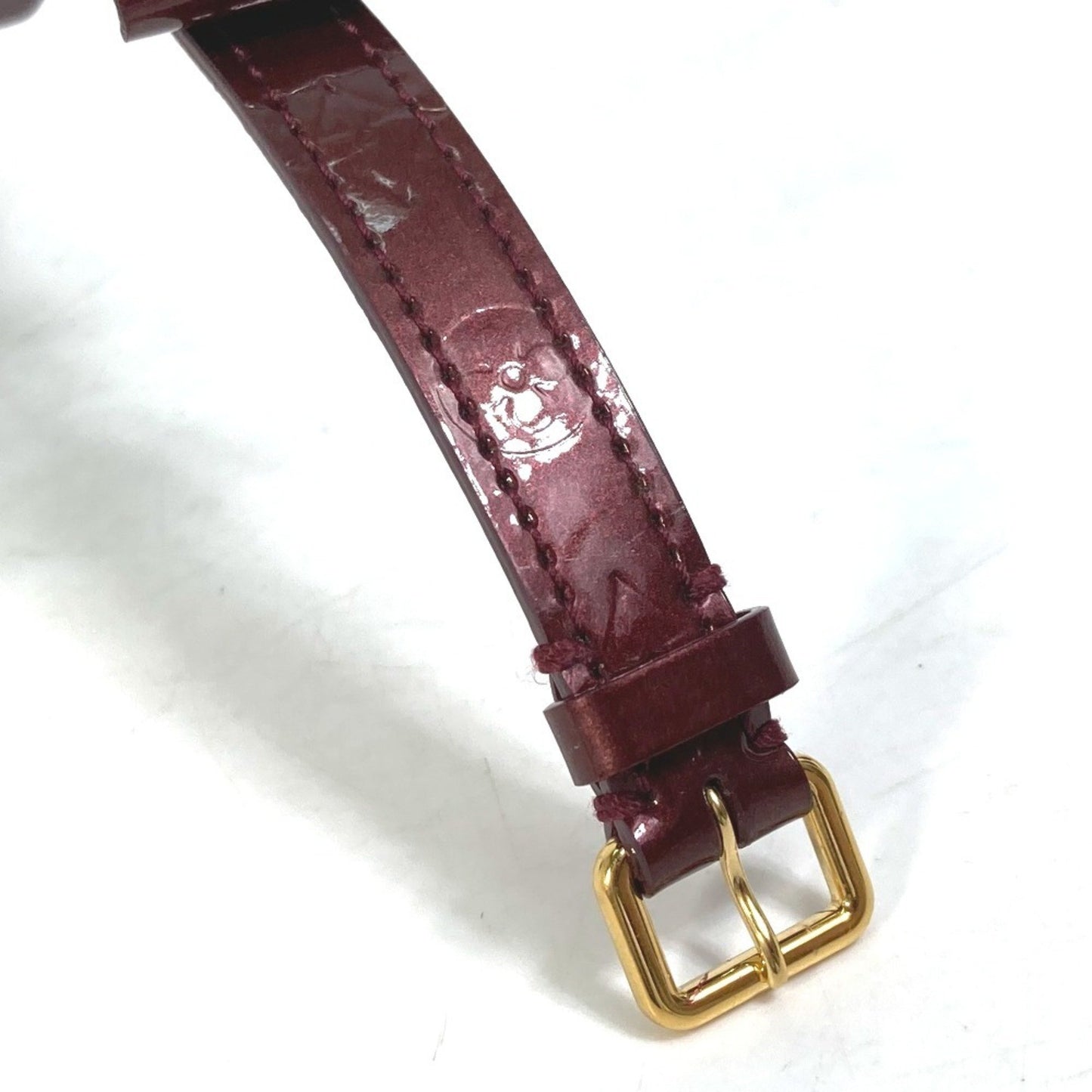Louis Vuitton M6617F Monogram Vernis Favorite Ribbon Bracelet