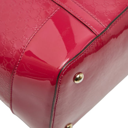 Gucci Micro Guccissima Handbag 309614 Pink Enamel