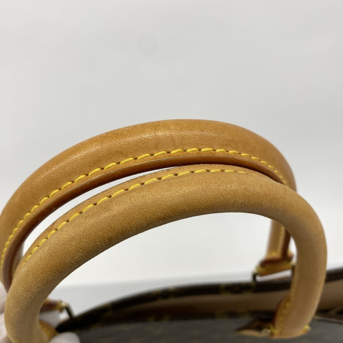 Louis Vuitton Monogram Sac Plat Tote Bag M51140 Brown