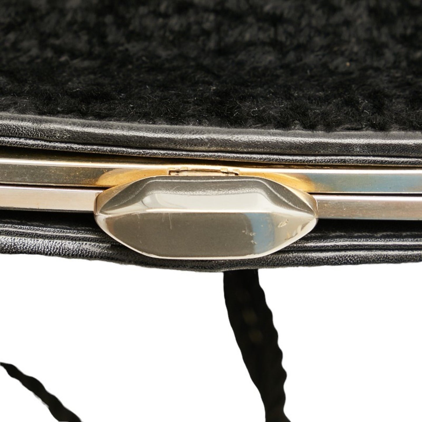 Fendi Shoulder Bag Black Sheepskin
