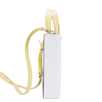 Marni Dot Museo Mini Dot Museo Shoulder Bag Tote Black White Yellow