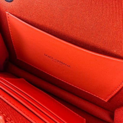 Dolce & Gabbana Devotion Crochet Sacre Heart Chain Shoulder Bag