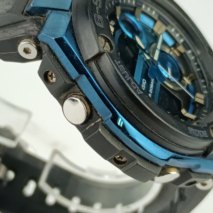 Casio Casio Watch G-Shock G-Steel G-Shock G-Steel Gst-200Cp-2Ajf Black & Blue Dial Resin Stainless