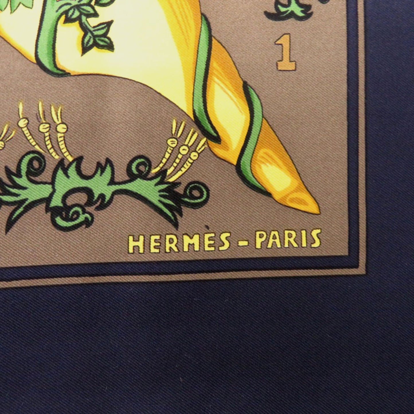 Hermes Herms Carr 90 Le Tarot Tarot Silk Scarf Muffler In Black