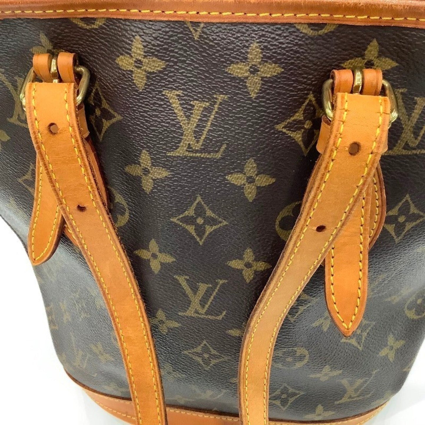 Louis Vuitton Louis Vuitton Monogram Bucket Pm M42238 Tote Handbag Ja-24558