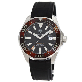Tag Heuer Way201N Aquaracer Calibre 5 Watch Stainless Steel Rubber