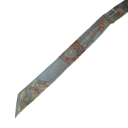 Hermes "De L'Ombrelle Aux Duels" Silk Twilly Scarf/Muffler