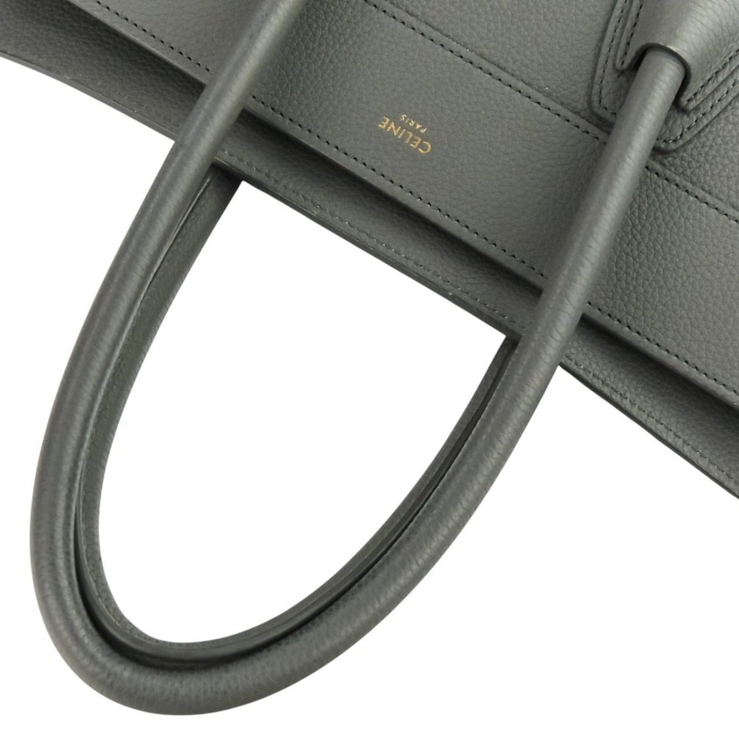 Celine Luggage Bag Micro Shopper Tote Gray
