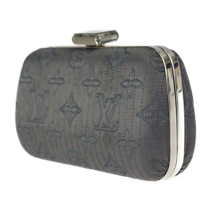 Louis Vuitton Louis Vuitton Minaudire Clutch Bag M95802 Monogram Motard Gray Series Silver Metal
