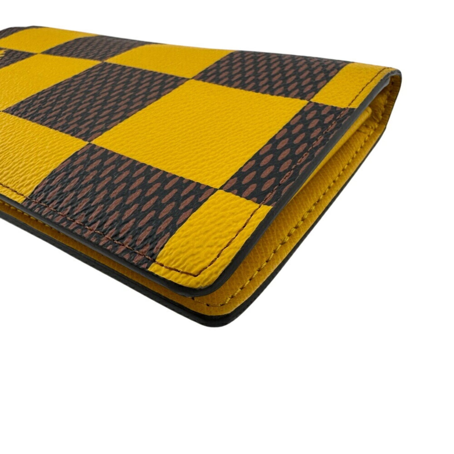 Louis Vuitton Louis Vuitton Damier Pop Portefeuille Brazza Long Wallet Yellow
