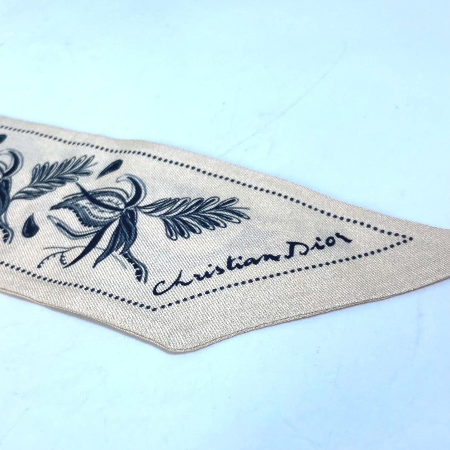 Christian Dior Dior Logo Mitza Bandeau Scarf
