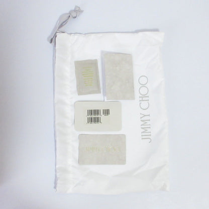 Jimmy Choo Cayla Leather Rhinestone Clutch Bag