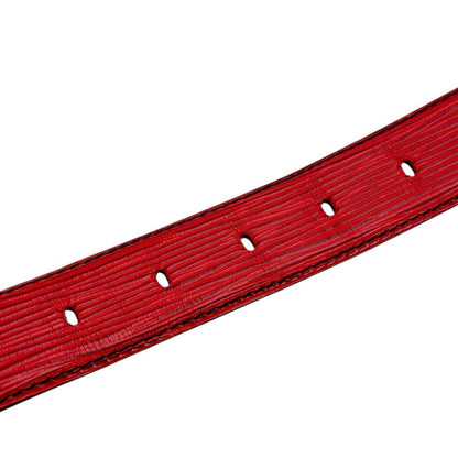 Louis Vuitton Louis Vuitton Belt Epi Red Leather