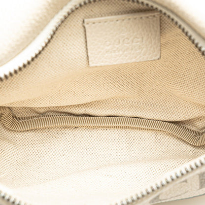 Gucci Logo Print Waist Bag/Body Bag 527792 In White