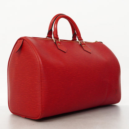 Louis Vuitton Epi Speedy 35 Handbag M42997 Castilian Red