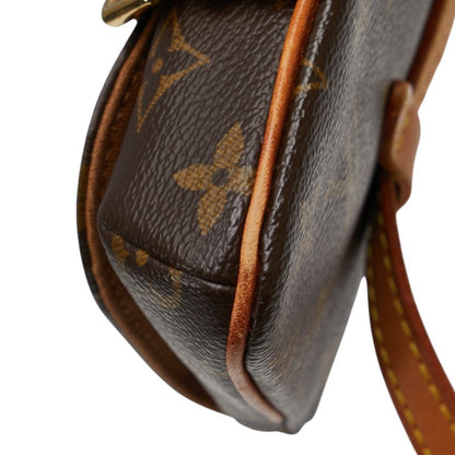 Louis Vuitton Monogram Pochette Marel Waist Bag Body M51159 Brown Pvc Leather