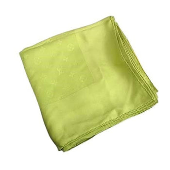 Louis Vuitton Louis Vuitton Monogram Scarf - Light Green 100% Silk Large