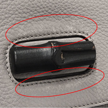 Gucci Women'S Leather Bamboo Medium Top Handle Bag