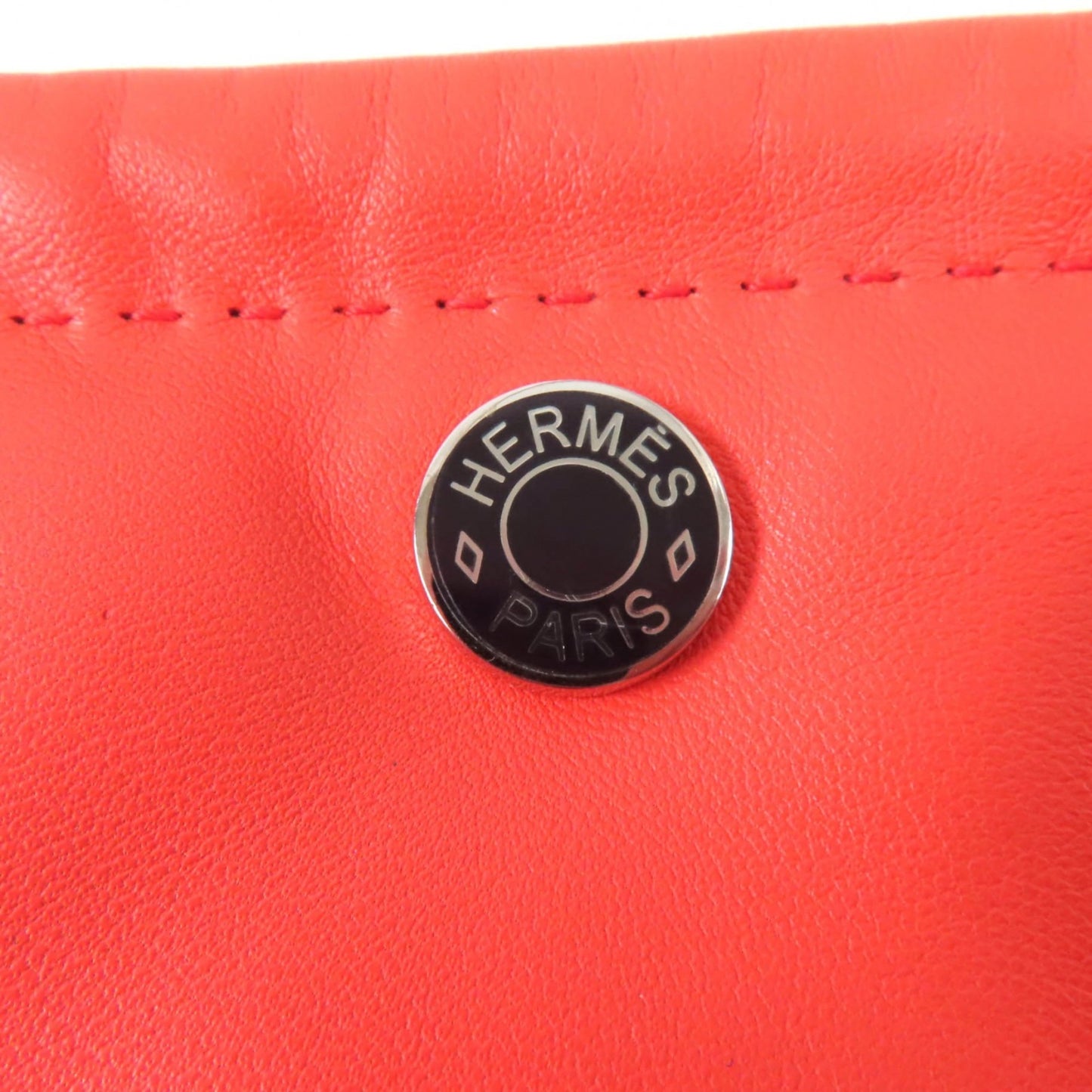 Hermes Pillow Case With Silver Hardware And Serie Buttons