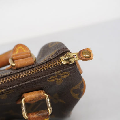 Louis Vuitton Monogram Mini Speedy Handbag M41534 Brown
