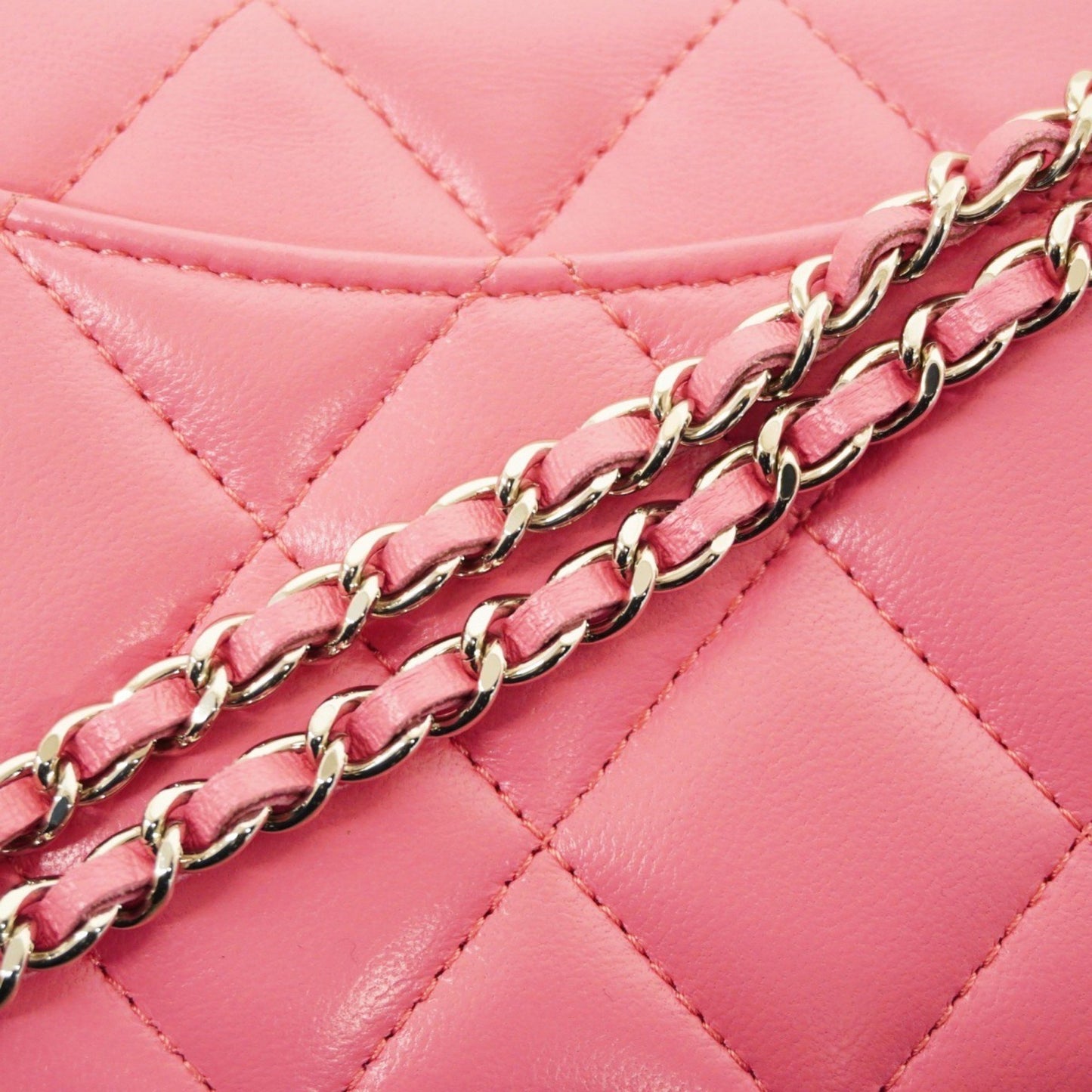 Chanel Matelasse Shoulder Wallet With Chain Bag