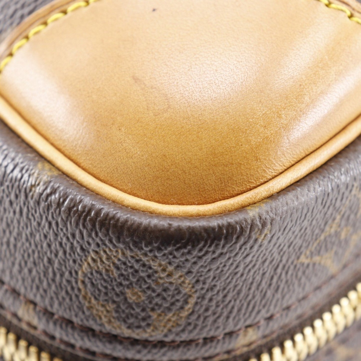 Louis Vuitton Sirius 45 Boston Bag M41408 Monogram Canvas 1999 Brown Sp1919 Double