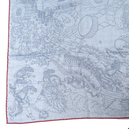 Unused Herms Carr H100 Les As Du Volant Scarf