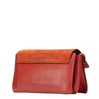 Chlo Chloe Faye Small Crossbody Shoulder Bag In Red Suede
