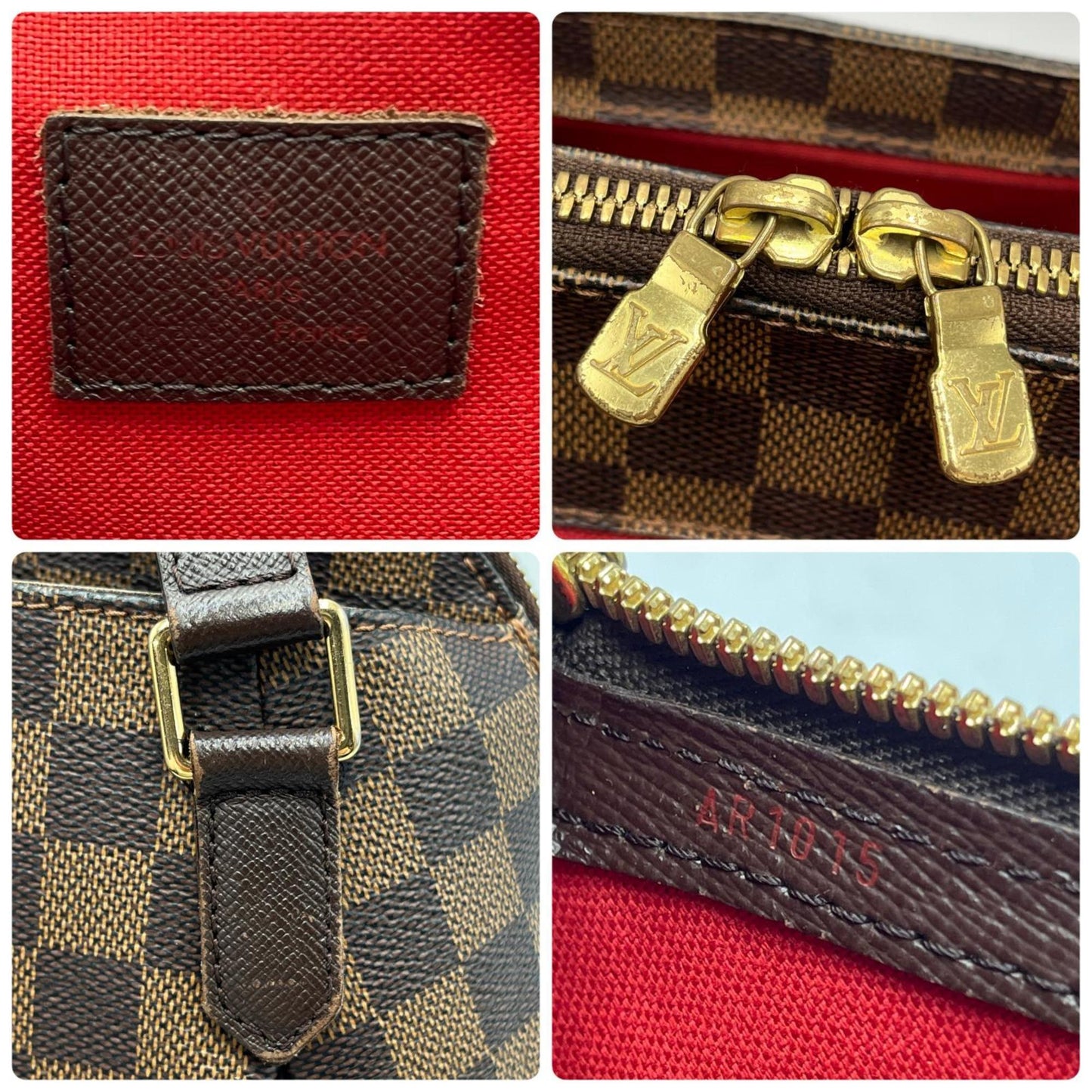 Louis Vuitton Belem Pm N51173 Damier Canvas Handbag