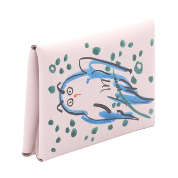 Hermes Herms Calvi Duo Compact Spring Owl Wallet/Coin Case Leather Wallet In Swift Leather