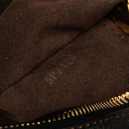 Louis Vuitton Monogram Mahina L Shoulder Bag M95765 Noir Black Leather