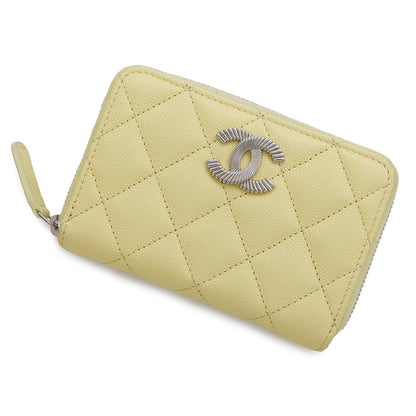 Chanel Wallet/Coin Case Matelasse Coco Mark Cavi Skin Ap4332 Chanel Wallet