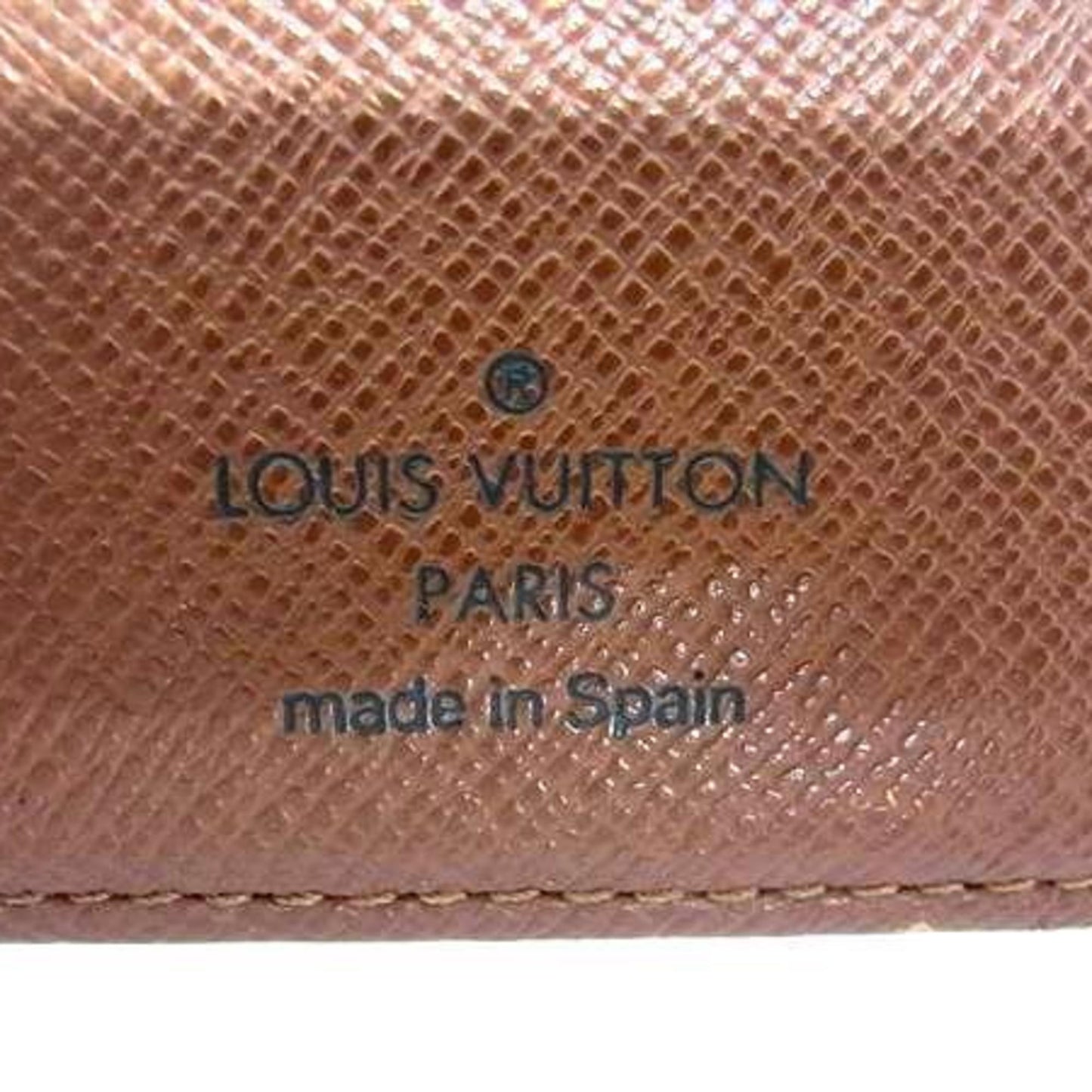 Louis Vuitton Monogram Agenda Poche Planner Cover R20503 Brown Leather