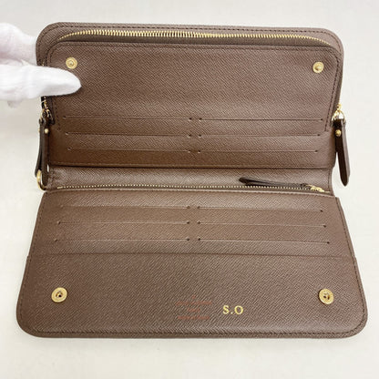 Louis Vuitton Damier Portefeuille Ansolite Long Wallet N63071 Ebene