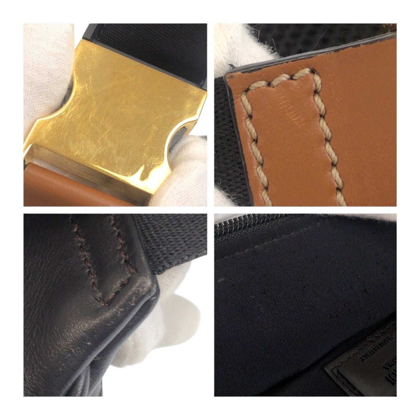 Fendi Zucca Pattern Brown Canvas With Gold Hardware