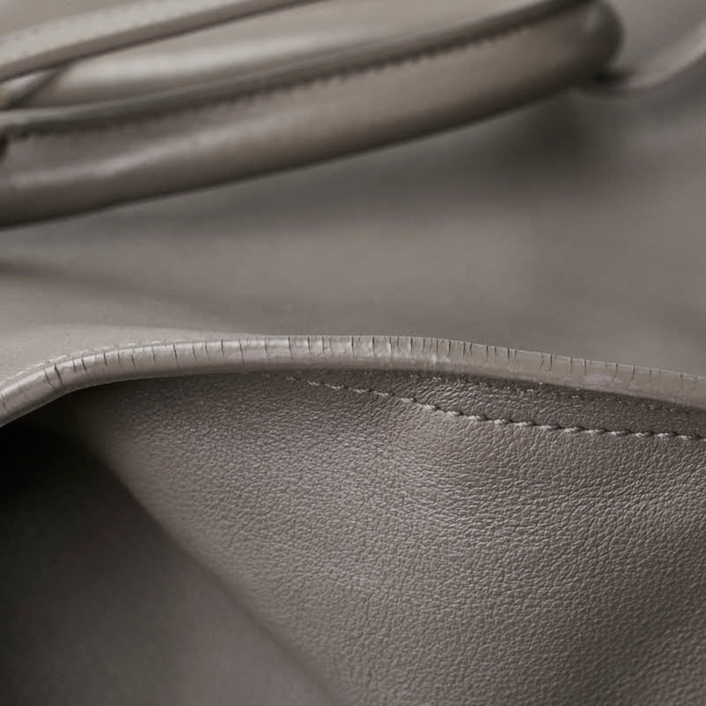 Saint Laurent Cassandra Baby Cabas Small Handbag/Shoulder Bag 2Way 394461 Gray Leather