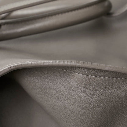 Saint Laurent Cassandra Baby Cabas Small Handbag/Shoulder Bag 2Way 394461 Gray Leather