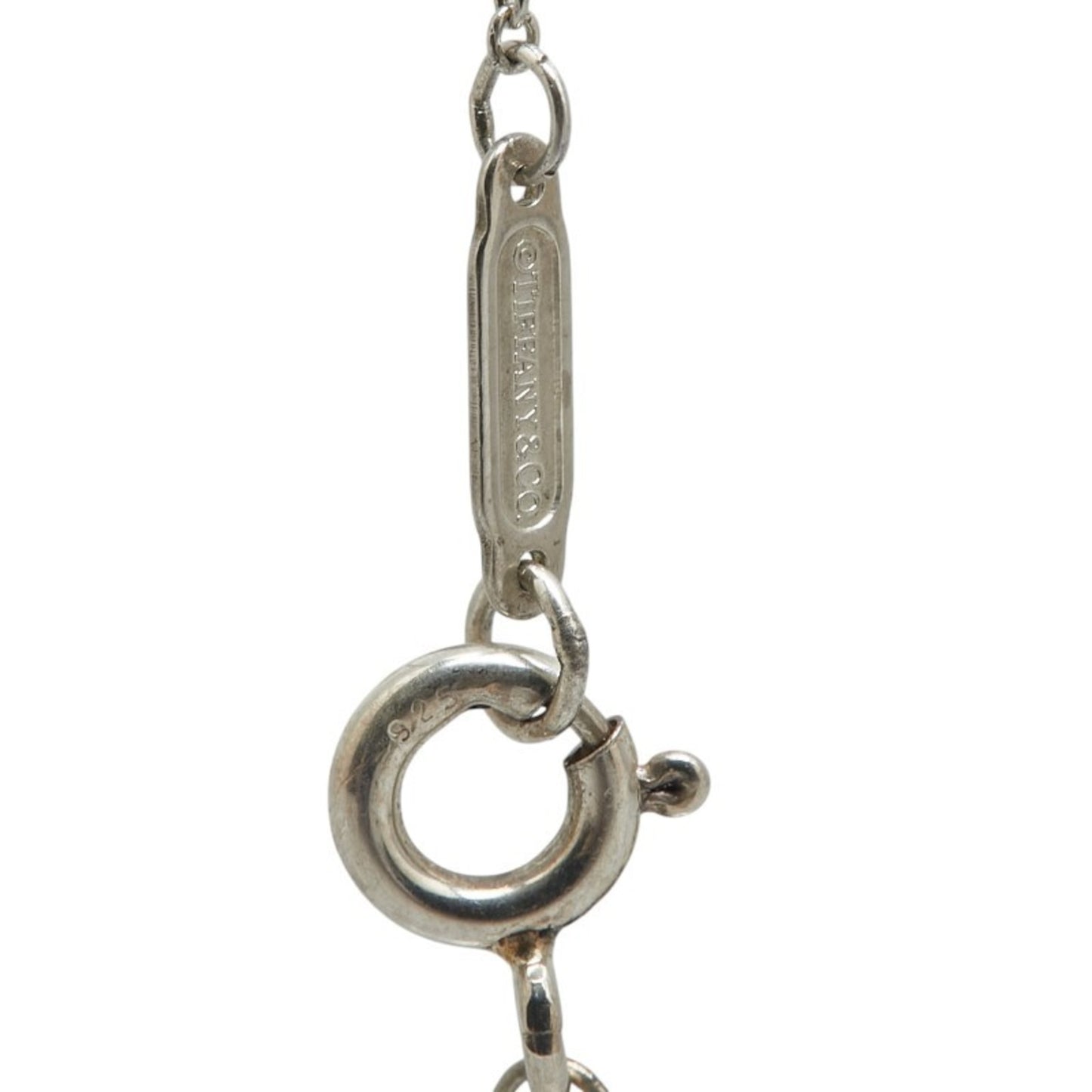 Tiffany & Co. Four-Leaf Clover Motif Necklace In 925 Silver