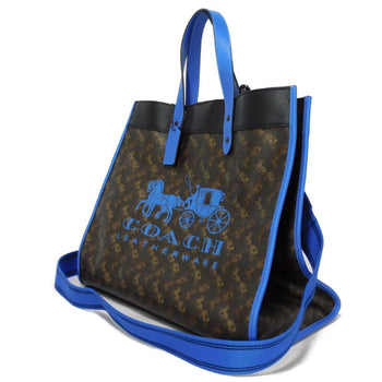 Coach Coach Tote Bag Field 40 Current Blue Shoulder Horse