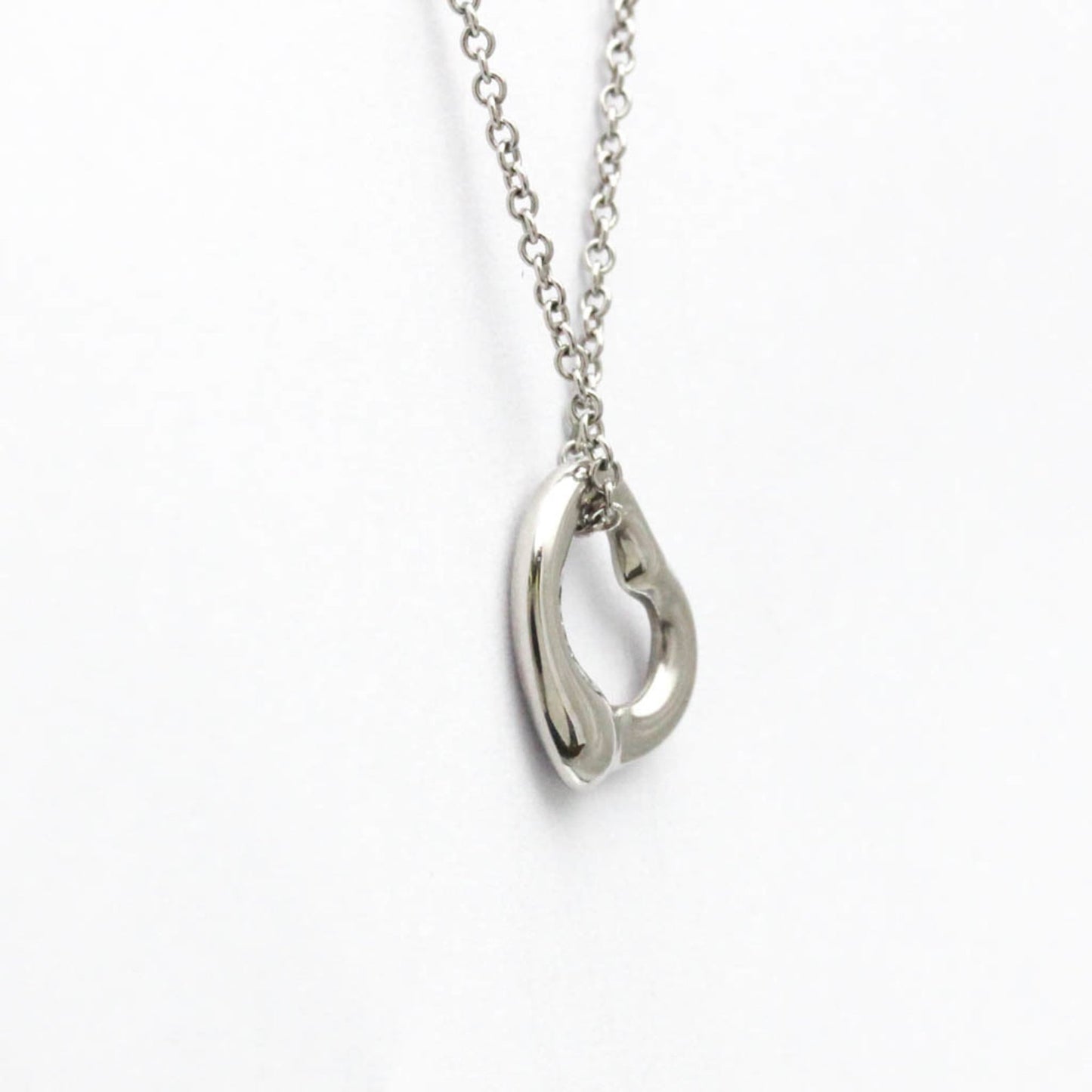 Tiffany Open Heart Necklace With Diamonds Platinum Diamond Men