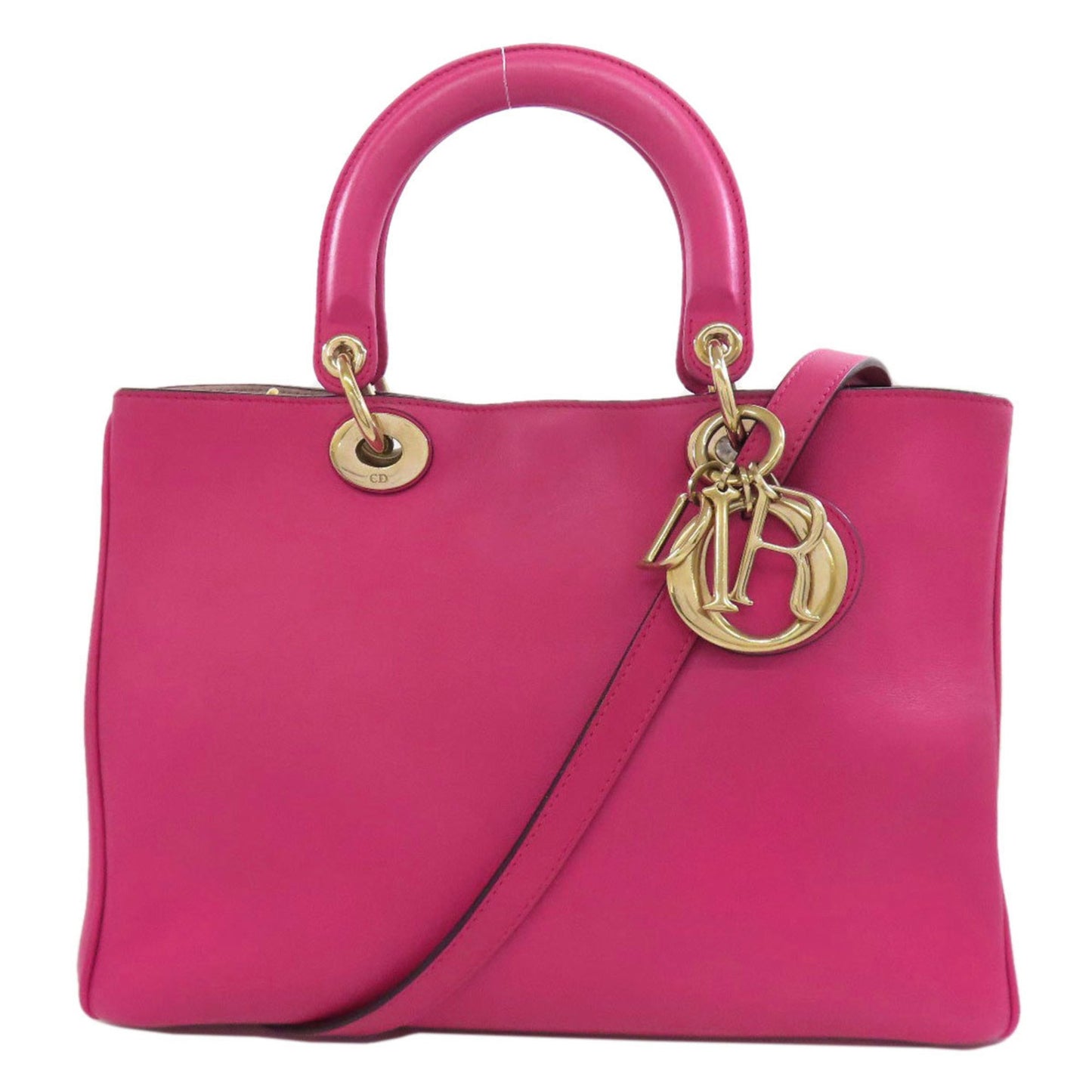 Christian Dior 2-Way Handbag Calfskin